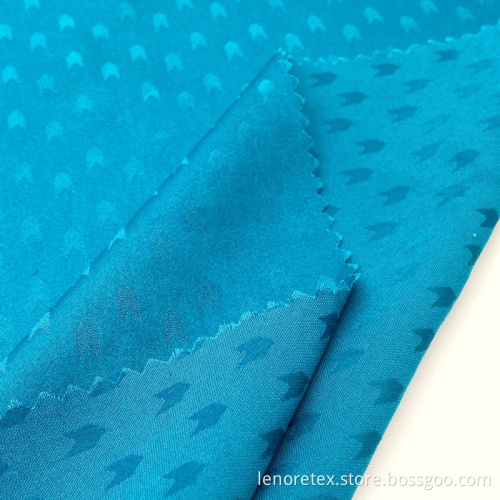 100% Polyester Woven Jacquard Dobby Satin Fabric